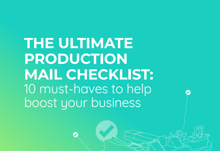 THE ULTIMATE PRODUCTION MAIL CHECKLIST